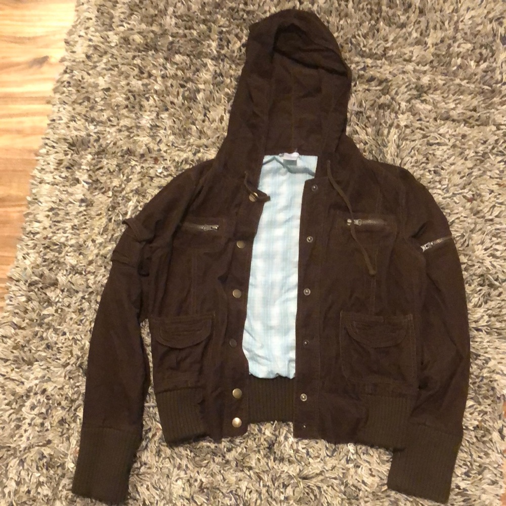 Womens Charlotte Russe Hooded Jacket